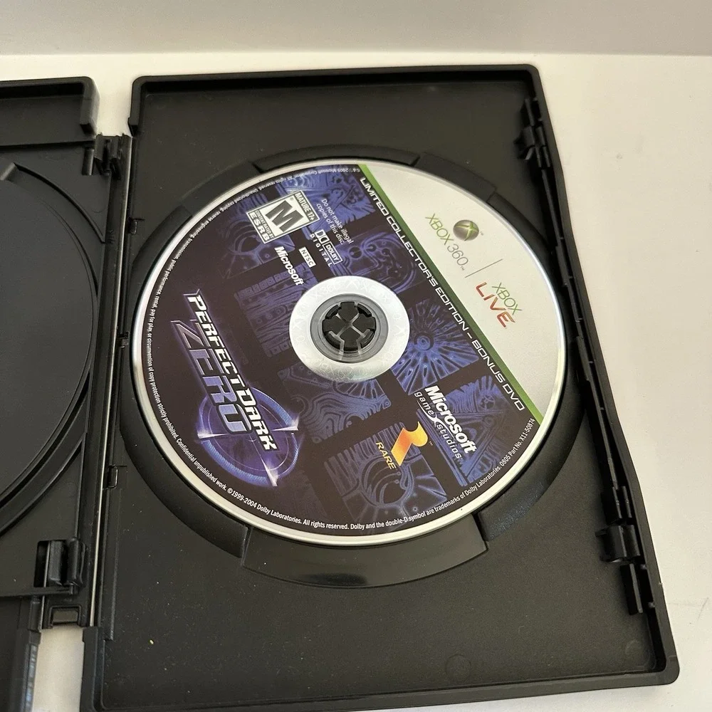Perfect Dark Zero Collectors Edition - Steel Book XBOX 360‎ NO MANUAL